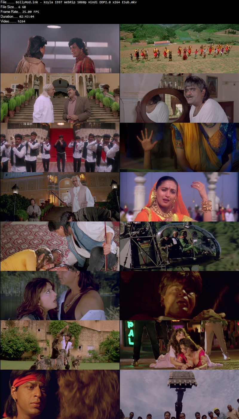 BollyMod.Net - Koyla 1997 WebRip 1080p Hindi DDP2.0 x264 ESub